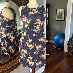 Maurices Soft Sleeveless Flowered Dress